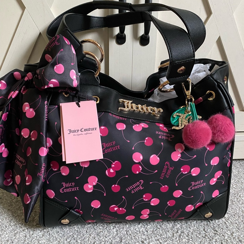 Juicy Couture Sweet Cherry Day Dreamer Tote bag VIRAL